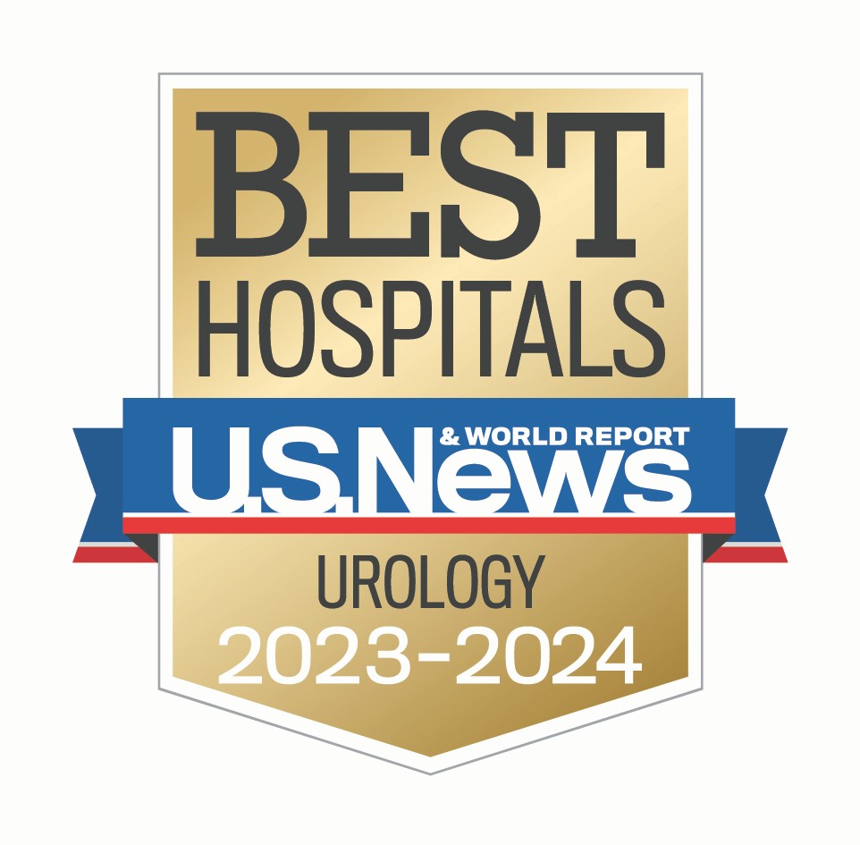 USNWR badge for Urology 2023-2024